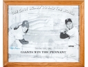 Collection Of Four Antique And Vintage Major League Baseball Posters With 1951 Pennant Poster