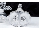 Two Lalique Crystal Scent Bottles With Stoppers