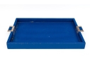Vintage Blue Lacquered Tray