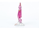 Herend Hand Painted Pink Fishnet Seahorse Figure 