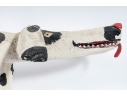 Miguel Rodriguez Carved And Painted Wooden Dog, “Santa Fe Dog's Don't Care”, 1993