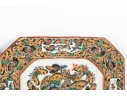 Pair Of Chinese Famille Rose “Hundred Butterflies” Octagonal Plates