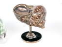 Group Of Six Fine Decorative Silver Clad Shells With Ruzzetti Italy