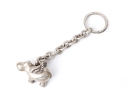 Kieselstein-Cord Sterling Silver Fun Flying Cow Key Chain