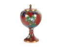 Chinese Cloisonné Enamel Goblet-Form Lidded Vessel
