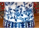 Pair Of Decorative Blue And White Porcelain Vases