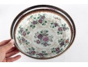 Hand-Painted Chinese Export Porcelain Bowl With Floral And Gilt Decoration