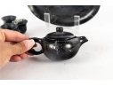 Burmese Black Jade Miniature Tea Set