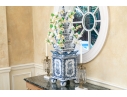 Impressive Blue And White Delft Style Ceramic Tulipiere