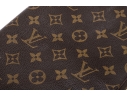 Louis Vuitton Brown Monogram Small Leather Zip Folio Pouch