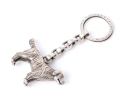 Kieselstein-Cord Sterling Silver Adorable Dog Key Chain