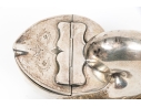 Antique English Victorian Silverplate Nautilus Spoon Warmer