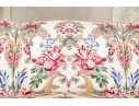 Custom Upholstered Sofa With Bullion Fringe