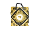 Versace Nylon Top Handle Shopper Tote Bag