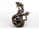 Chinese Bronze Dragon Sculpture