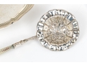 Sterling Silver Floral Form Bowl And Serving Spoon, 4.605 Gross Ozt.