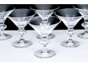 Set Of Six Steuben Martini Glasses