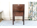 19th C. Mahogany Bedside Cabinet With Tambour Door