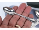 Pair Of Buccellati Monte Mario Pattern Silverplate Demitasse Spoons