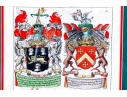 Three Decorative Prints Of Heraldic Coats Of Arms