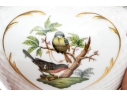 Herend Hungary Hand-Painted Porcelain Cachepot, Rothschild Bird (RO) Pattern
