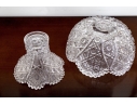 Fabulous American Brilliant Cut Crystal Footed Compote Bowl