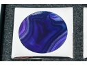 Boxed Set Of Four Anna New York By Rablabs Agate And Metal Coasters