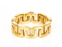 18k Yellow Gold Striking Chunky Opposing 