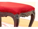 Pair Of Custom Upholstered Louis XV Style Stools