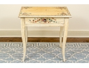 Whimsical Painted French Country Accent Table