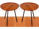 Pair Of Chic Tray Top End Tables