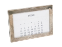 Tiffany & Co. Sterling Silver Framed Perpetual Desk Calendar