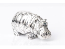 Buccellati Sterling Silver Miniature Charming Standing Hippo, Retail $670