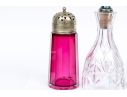 Collection Of Six Assorted Silver Plated And Crystal Table Wares