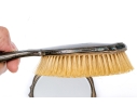 Antique Victorian Broadway & Co. (Birmingham, 1901-present) Silver And Tortoise Shell Vanity Set