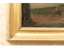 Large Antique Oil On Canvas, 
