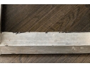 Pair Of Silvered Wood And Stone Top Accent Tables