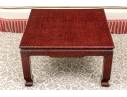 Stylish Lacquered Grasscloth Low Table