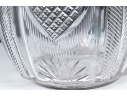 Antique Cut Glass And Silverplate Biscuit Jar