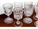 Assembled Collection Of Eighteen Glass Goblets