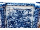 Decorative Blue And White Cachepot