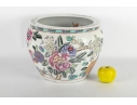 Large Chinese Famille Rose Porcelain Fish Bowl Planter