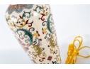 Hand-Painted Floral Porcelain Table Lamp