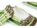 Portuguese Bordallo Pinheiro Hand-Painted Asparagus Form Tureens With Underplates