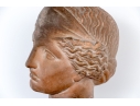 Neoclassical Terracotta Head On Stand