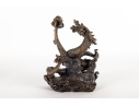 Chinese Bronze Dragon Sculpture