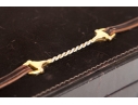 Gucci Handsome Vintage Brown Leather Trinket Box