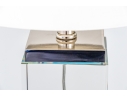 Restoration Hardware Quality Pair Of Solid Crystal Table Lamps