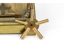 Neoclassical Style Brass Mantel Clock