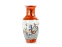 Chinese Famille Rose Porcelain Vase With Immortal Figures